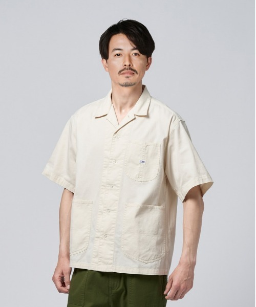 Lee(リー)の「【Lee】ロコハーフスリーブシャツ(シャツ/ブラウス・メンズ・キナリ・L/XL/M)」の1枚目の写真