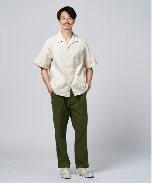 Lee(リー)の「【Lee】ロコハーフスリーブシャツ(シャツ/ブラウス・メンズ・キナリ・L/XL/M)」の9枚目の写真