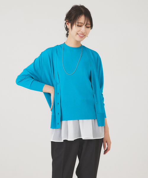 abahouse mavie（アバハウスマヴィ）の「裾シアータンクトップ（タンクトップ・レディース・ブラック/ホワイト/グレー・フリー）」の15枚目の写真