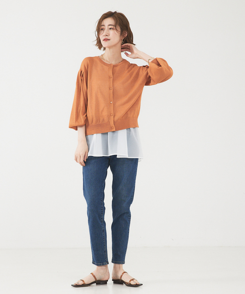 abahouse mavie（アバハウスマヴィ）の「裾シアータンクトップ（タンクトップ・レディース・ブラック/ホワイト/グレー・フリー）」の14枚目の写真