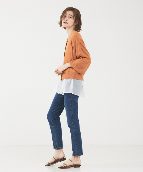 abahouse mavie（アバハウスマヴィ）の「裾シアータンクトップ（タンクトップ・レディース・ブラック/ホワイト/グレー・フリー）」の13枚目の写真