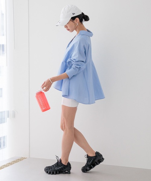 NEW ERA(ニューエラ)の「【HEREIAM】NEW ERA(ニューエラ)/LONG VISOR(撥水)(キャップ・レディース・ホワイト/パープル/ブラック/ベージュ/ブラック×ゴールド/ホワイト×ゴールド・MEDIUM)」の8枚目の写真