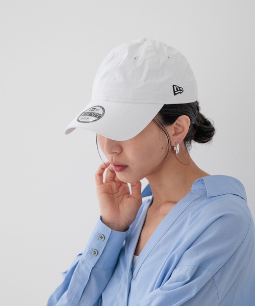 NEW ERA(ニューエラ)の「【HEREIAM】NEW ERA(ニューエラ)/LONG VISOR(撥水)(キャップ・レディース・ホワイト/パープル/ブラック/ベージュ/ブラック×ゴールド/ホワイト×ゴールド・MEDIUM)」の12枚目の写真