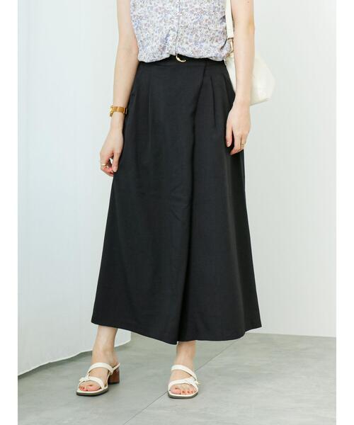 Te chichi TERRASSE（テチチテラス）の「ベルト付スカーチョ（その他パンツ・レディース・ネイビー/ブラウン/ブラック・F）」の11枚目の写真