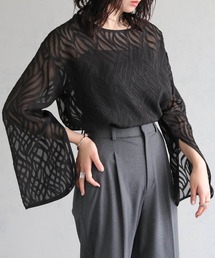 cheriella | 【cheriella】WEB限定前後2wayリーフシアートップス(シャツ/ブラウス)