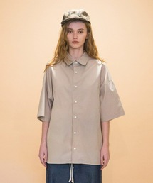 my beautiful landlet | 【my beautiful landlet】 ORGANIC COTTON TYPEWRITER SHORT SLEEVE SHIRT(シャツ/ブラウス)