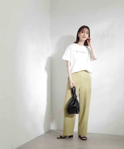 N.(N. Natural Beauty Basic)(エヌエヌナチュラルビューティーベーシック)の「◆ペプラムキャミビスチェ&パンツセットアップ(ワンピース・レディース・ブラック/ナチュラル/イエロー・MEDIUM)」の17枚目の写真