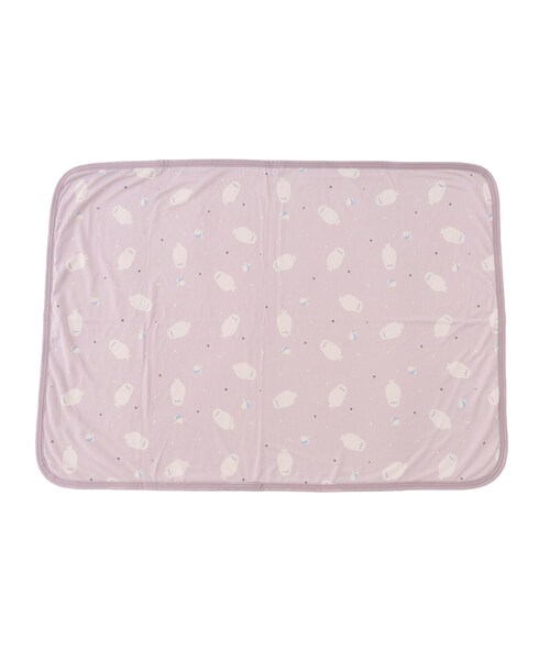 SHOO・LA・RUE（シューラルー）の「◆【接触冷感】アニマル柄ブランケット（ブランケット・レディース・サックスブルー/ピンク系・00）」の4枚目の写真