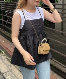 prose verse | 【タンクトップセット】ジャガードペプラムキャミ(キャミソール)