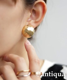 antiqua | 半球型マットイヤリング(イヤリング)