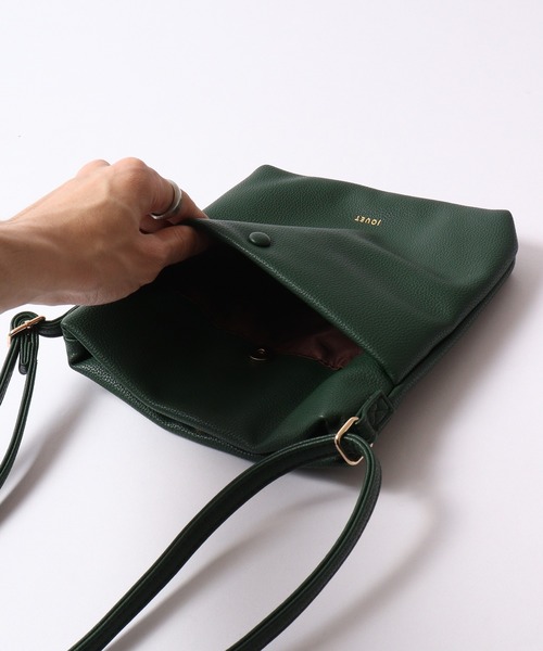Jouet(ジョエット)の「JOUET くるみボタン スクエアミニショルダーバッグ(ショルダーバッグ・レディース・ベージュ/ブラック/モカ/グリーン・FREE)」の15枚目の写真