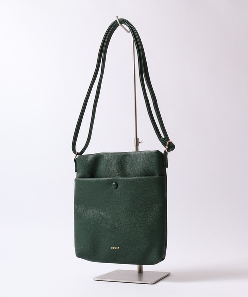 Jouet(ジョエット)の「JOUET くるみボタン スクエアミニショルダーバッグ(ショルダーバッグ・レディース・ベージュ/ブラック/モカ/グリーン・FREE)」の5枚目の写真