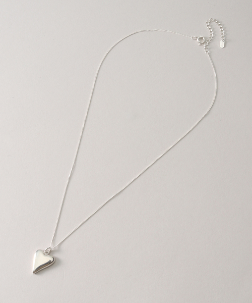 Oriens JOURNAL STANDARD（オリエンス ジャーナルスタンダード）の「Heart Necklace：ネックレス（ネックレス・レディース・シルバー・FREE）」の8枚目の写真