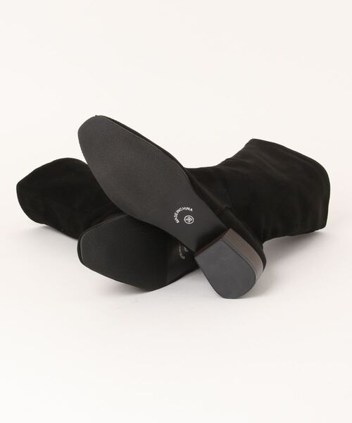 Burner（バーナー）の「【OKUOKU　0909】ブーツ / ポインテッドトゥ / ミドル丈 oku-shoes-684218745661-59 U（ブーツ・レディース・ベージュ/ブラック・39/36/38）」の4枚目の写真
