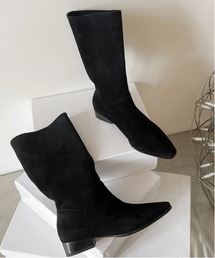 【OKUOKU 0909】ブーツ / ポインテッドトゥ / ミドル丈 oku-shoes-684218745661-59 U