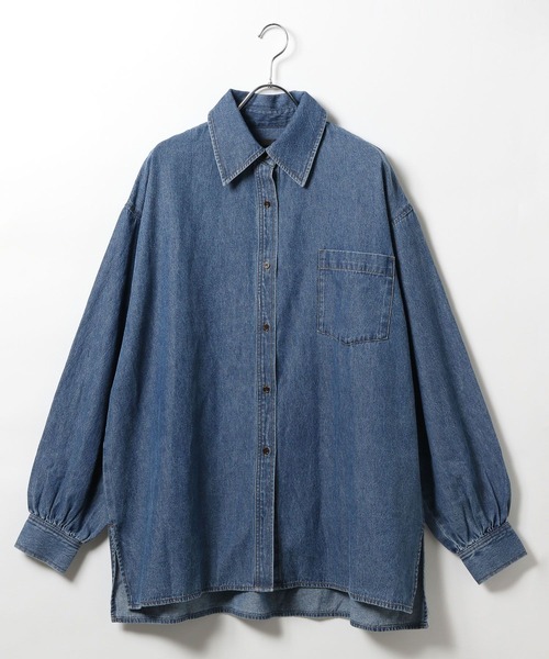 Heather(ヘザー)の「DENIMシャツ 967873(シャツ/ブラウス・レディース・ブルー/ブラック・FREE)」の20枚目の写真