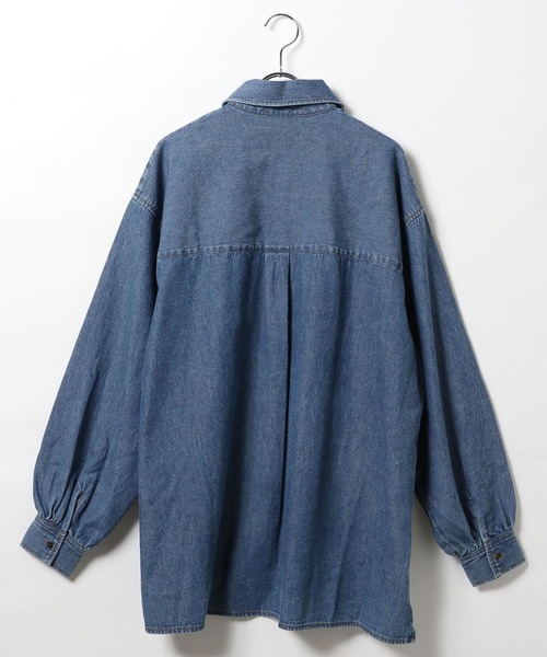 Heather(ヘザー)の「DENIMシャツ 967873(シャツ/ブラウス・レディース・ブルー/ブラック・FREE)」の13枚目の写真