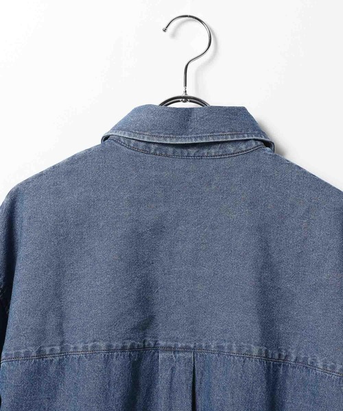 Heather(ヘザー)の「DENIMシャツ 967873(シャツ/ブラウス・レディース・ブルー/ブラック・FREE)」の17枚目の写真