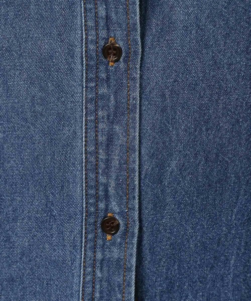 Heather(ヘザー)の「DENIMシャツ 967873(シャツ/ブラウス・レディース・ブルー/ブラック・FREE)」の6枚目の写真