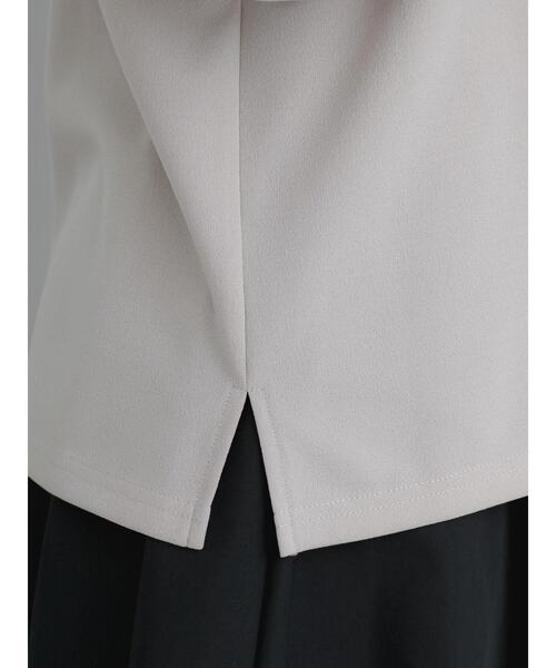 Te chichi（テチチ）の「エンボスロゴTシャツ（Tシャツ/カットソー・レディース・モカ/チャコールグレー/グレー・F）」の13枚目の写真