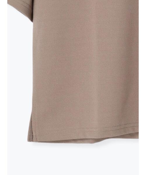 Te chichi（テチチ）の「エンボスロゴTシャツ（Tシャツ/カットソー・レディース・モカ/チャコールグレー/グレー・F）」の20枚目の写真