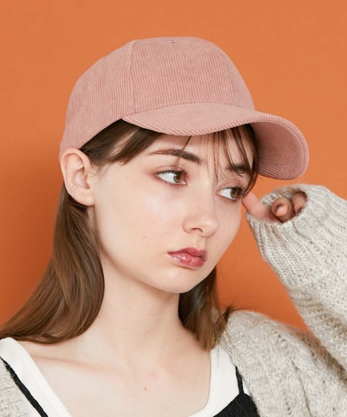 archives（アルシーヴ）の「コーデュロイキャップ（キャップ・レディース・ピンク/アイボリー/ブラック・FREE）」の20枚目の写真