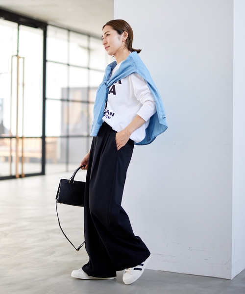 FRAMeWORK（フレームワーク）の「≪追加≫ロゴロンTee（Tシャツ/カットソー・レディース・ホワイト・FREE）」の3枚目の写真