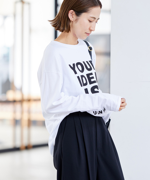 FRAMeWORK（フレームワーク）の「≪追加≫ロゴロンTee（Tシャツ/カットソー・レディース・ホワイト・FREE）」の8枚目の写真