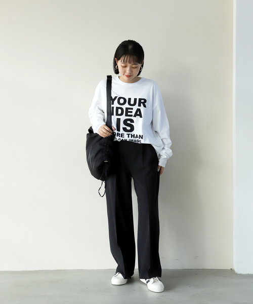 FRAMeWORK（フレームワーク）の「≪追加≫ロゴロンTee（Tシャツ/カットソー・レディース・ホワイト・FREE）」の12枚目の写真