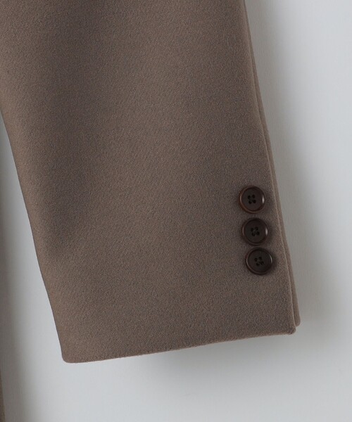 SHIPS（シップス）の「SHIPS: スーパー160'S メリノウール メルトン チェスターコート（チェスターコート・メンズ・ネイビー/ベージュ/ロイヤルブルー/チャコールグレー・MEDIUM/LARGE/X-LARGE/SMALL）」の19枚目の写真