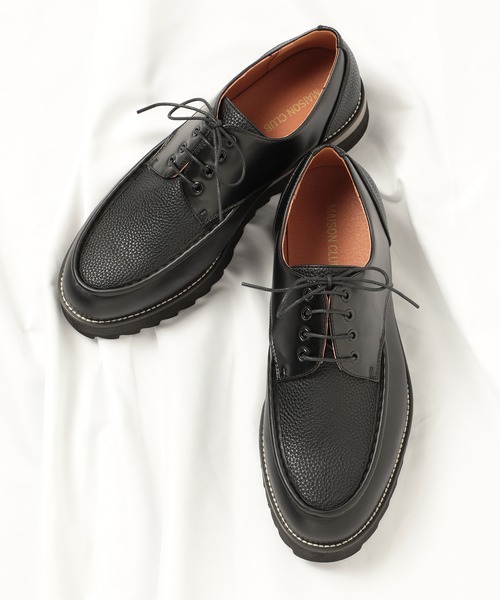 SETUP7(セットアップセブン)の「【HAUS】SHARK SOLE COMBINATION U-tip SHOES BY REMER CY シャークソールシューズ(ドレスシューズ・メンズ・ブラック/ブラック系その他2・LL/S/M/L)」の20枚目の写真
