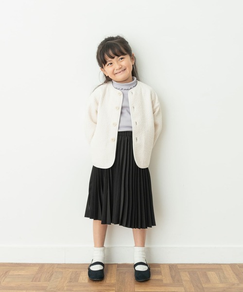 URBAN RESEARCH DOORS(アーバンリサーチドアーズ)の「ランダムプリーツスカート(KIDS)(スカート・キッズ・ブラック/グリーン系その他・135/120/105)」の4枚目の写真
