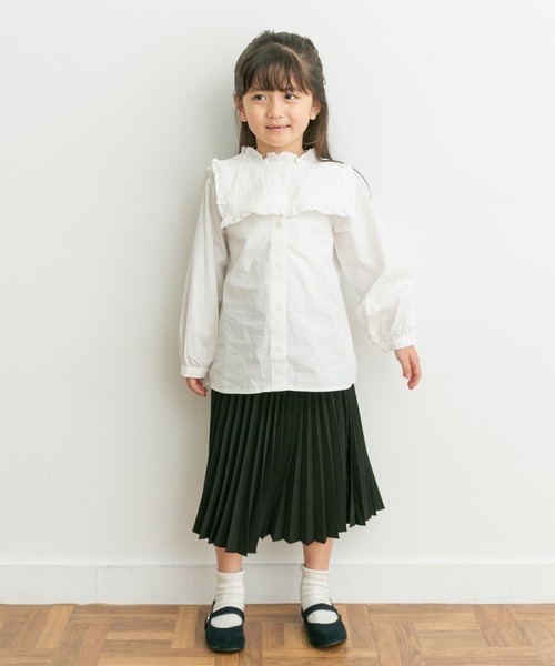 URBAN RESEARCH DOORS(アーバンリサーチドアーズ)の「ランダムプリーツスカート(KIDS)(スカート・キッズ・ブラック/グリーン系その他・135/120/105)」の6枚目の写真