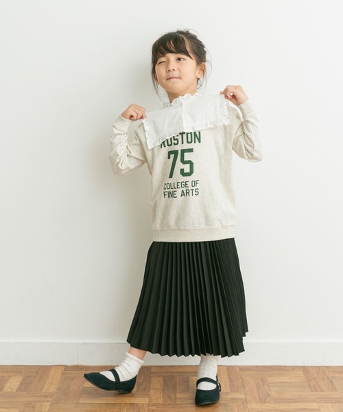 URBAN RESEARCH DOORS(アーバンリサーチドアーズ)の「ランダムプリーツスカート(KIDS)(スカート・キッズ・ブラック/グリーン系その他・135/120/105)」の7枚目の写真