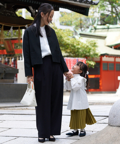 URBAN RESEARCH DOORS(アーバンリサーチドアーズ)の「ランダムプリーツスカート(KIDS)(スカート・キッズ・ブラック/グリーン系その他・135/120/105)」の14枚目の写真