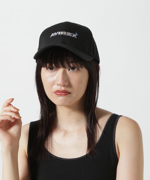 AVIREX（アヴィレックス）の「TWILL LOGO CAP / ツイル ロゴ キャップ / AVIREX / アヴィレックス（キャップ・メンズ・ネイビー/ブラック/ブラウン・F）」の4枚目の写真