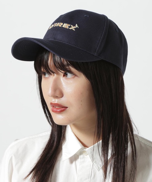 AVIREX（アヴィレックス）の「TWILL LOGO CAP / ツイル ロゴ キャップ / AVIREX / アヴィレックス（キャップ・メンズ・ネイビー/ブラック/ブラウン・F）」の6枚目の写真