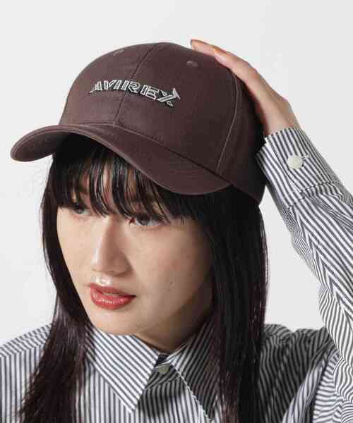 AVIREX（アヴィレックス）の「TWILL LOGO CAP / ツイル ロゴ キャップ / AVIREX / アヴィレックス（キャップ・メンズ・ネイビー/ブラック/ブラウン・F）」の3枚目の写真
