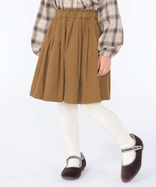 SHIPS(シップス)の「SHIPS KIDS:100~130cm / コーデュロイ スカート(スカート・キッズ・レッド/ブルー/キャメル・100/110/120/130)」の2枚目の写真