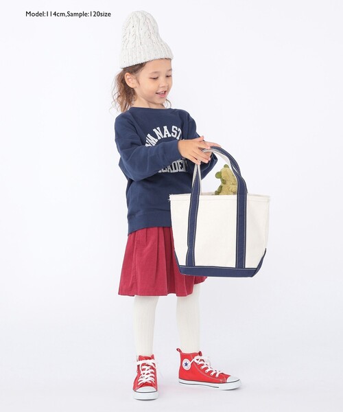 SHIPS(シップス)の「SHIPS KIDS:100~130cm / コーデュロイ スカート(スカート・キッズ・レッド/ブルー/キャメル・100/110/120/130)」の5枚目の写真