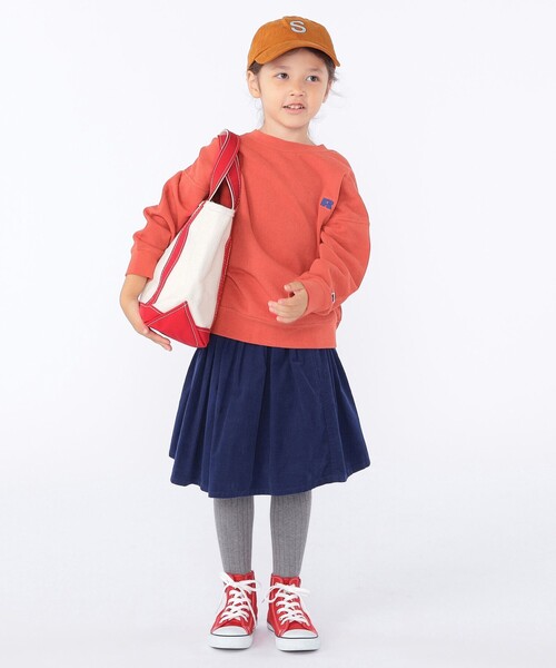 SHIPS(シップス)の「SHIPS KIDS:100~130cm / コーデュロイ スカート(スカート・キッズ・レッド/ブルー/キャメル・100/110/120/130)」の9枚目の写真