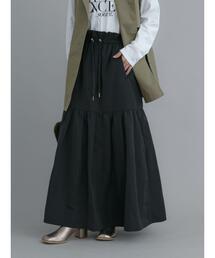 Te chichi | ドロストギャザーティアードロングスカート(スカート)