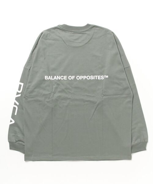 RVCA（ルーカ）の「RVCA メンズ  RVCA BALANCE LT ロンＴ【2023年秋冬モデル】/ルーカ長袖ロゴロンT（Tシャツ/カットソー・メンズ・ブラック/モスグリーン/ホワイト/ブラック系その他・LARGE/X-LARGE/SMALL/MEDIUM）」の5枚目の写真
