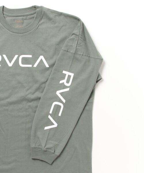 RVCA（ルーカ）の「RVCA メンズ  RVCA BALANCE LT ロンＴ【2023年秋冬モデル】/ルーカ長袖ロゴロンT（Tシャツ/カットソー・メンズ・ブラック/モスグリーン/ホワイト/ブラック系その他・LARGE/X-LARGE/SMALL/MEDIUM）」の6枚目の写真