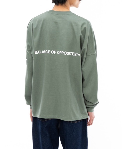 RVCA（ルーカ）の「RVCA メンズ  RVCA BALANCE LT ロンＴ【2023年秋冬モデル】/ルーカ長袖ロゴロンT（Tシャツ/カットソー・メンズ・ブラック/モスグリーン/ホワイト/ブラック系その他・LARGE/X-LARGE/SMALL/MEDIUM）」の8枚目の写真