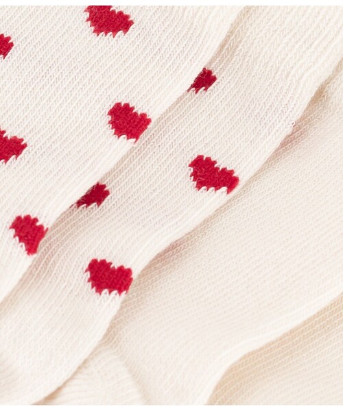 PETIT BATEAU（プチバトー）の「ソックス２枚組（ソックス/靴下・キッズ・ホワイト系その他・6m-12m/18m-36m）」の2枚目の写真