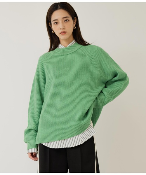 ANAP（アナップ）の「オープンスリーブオーバーサイズシャツ（シャツ/ブラウス・レディース・サックスブルー/ホワイト/ホワイト×ブラック/ブルー系その他・FREE）」の20枚目の写真