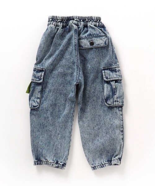 BREEZE(ブリーズ)の「【ゆったり】デニムカーゴパンツ(デニムパンツ・キッズ・サックスブルー/ネイビー・110/100/140/90/150/120/130)」の8枚目の写真