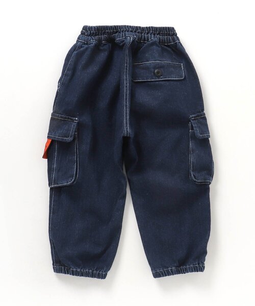 プリーツプリーズ　コットンデニムカーゴ プリーツプリーズ コットンデニムカーゴ プリーツプリーズ コットン