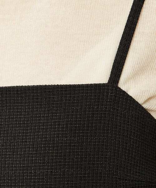 grove（グローブ）の「◆ツイードキャミ×シアーロンT SET（その他トップス・レディース・アイボリー系1/ブラック系1/グリーン系その他3・02/01）」の19枚目の写真